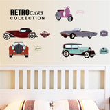 Cartoon cars child room wall stickers for kids room boy bedroom