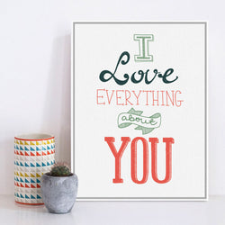 Black White Modern Inspirational Love Quotes