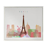 Modern Watercolor City London, New York, Paris Poster