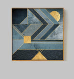 Minimalist Nordic Poster Abstract Canvas Wall Art Oil Paintings