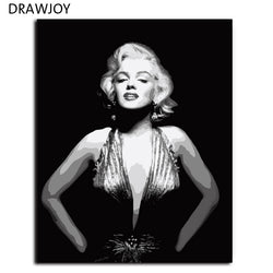 Framless wall art DIY oil painting by numbers40 * 50cm