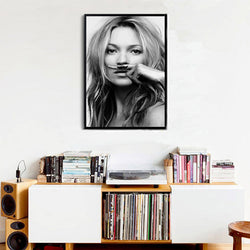 Canvas Art Painting Cuadros Mondern Kate Moss