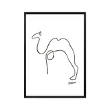 Minimalist Pablo Picasso Abstract Canvas Painting Animals Wall Art Oil Poster