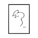 Minimalist Pablo Picasso Abstract Canvas Painting Animals Wall Art Oil Poster