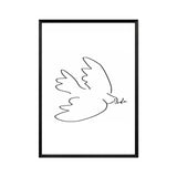 Minimalist Pablo Picasso Abstract Canvas Painting Animals Wall Art Oil Poster