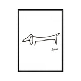 Minimalist Pablo Picasso Abstract Canvas Painting Animals Wall Art Oil Poster