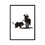 Minimalist Pablo Picasso Abstract Canvas Painting Animals Wall Art Oil Poster