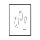 Minimalist Pablo Picasso Abstract Canvas Painting Animals Wall Art Oil Poster