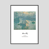 Nordic Canvas Painting Seaside Landscape Oil Poster