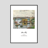 Nordic Canvas Painting Seaside Landscape Oil Poster