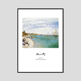 Nordic Canvas Painting Seaside Landscape Oil Poster
