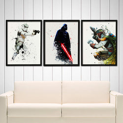 Star Wars Canvas Wall Art Movie Poster Canvas Painting