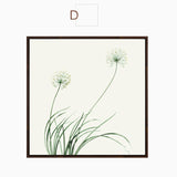 Chinese Style Flower Canvas Art Modern Abstract Oil Painting