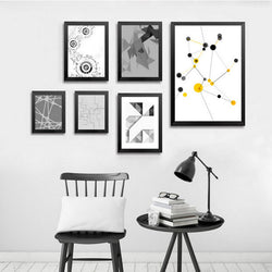 Modern Geometric Abstract Oil Painting Canvas Art Posters