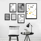 Modern Geometric Abstract Oil Painting Canvas Art Posters