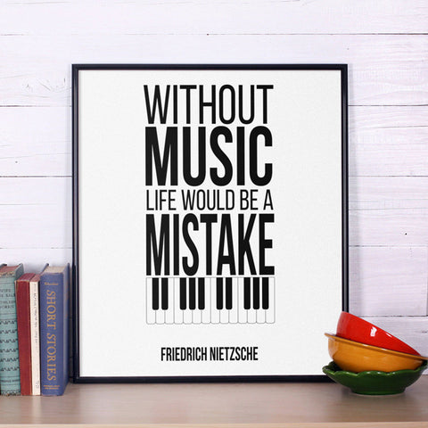 SURELIFE New Music Quotes Canvas Painting Decoration Modern Art Paintings