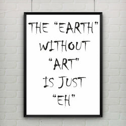 Canvas Art Epigram by Banksy Print Quote Art Quotes Kanvas