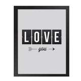 SURELIFE New Love Inspiring Quote Canvas Painting Poster Nursery