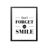 Nordic Minimalist Motivational Typography Smile Quotes