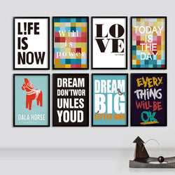 Inspiring Quotes Canvas Wall Art, Canvas Paintings Pop Posters