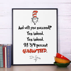 Canvas Poster Quote Print,And will you sccced, Inspirational quote