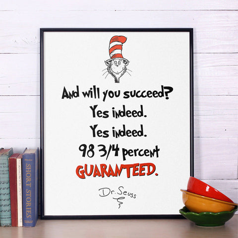 Canvas Poster Quote Print,And will you sccced, Inspirational quote