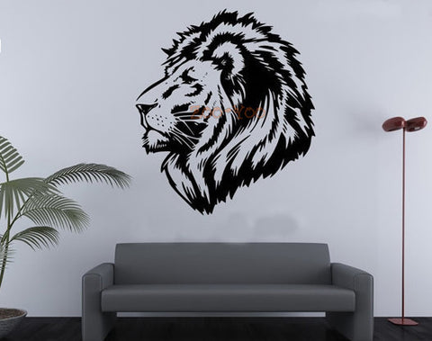 Lion head kid room nursery decal zooyoo8004 decorative