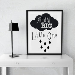 New Dream Big Little One Canvas Painting Poster