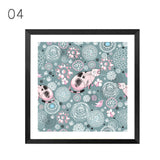 Nordic Flower Canvas Painting Cuadros Decoration