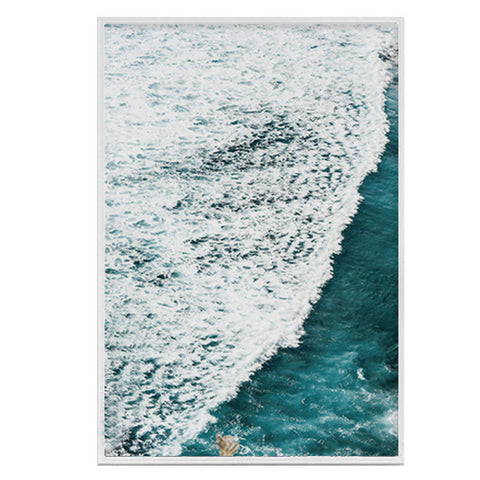 Nordic Sea Landscape Canvas Paintings Poster Minimalist Wall Art Pop