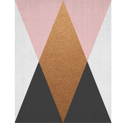 Nordic Abstract Geometric Canvas Painting Minimalist