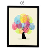 Modern Nordic Minimalist Canvas Painting Deer