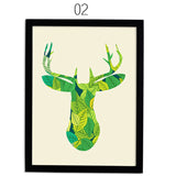 Modern Nordic Minimalist Canvas Painting Deer