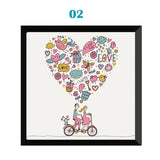 Cartoon Romantic Modern Love Quotes