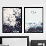 New Sea Spray Nordic Landscape Canvas