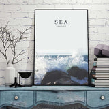 New Sea Spray Nordic Landscape Canvas