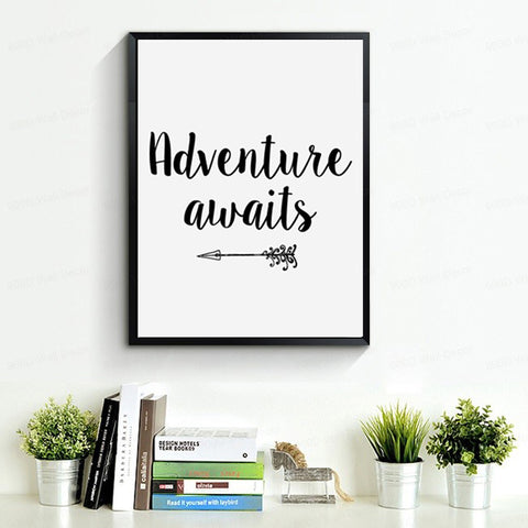 Arrow Adventure Awaits Printable Canvas Paintings