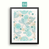 Modern Fashion Flower Canvas Painting Deer Nordic