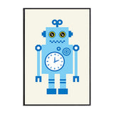 Nordic Canvas Wall Art Cartoon Robot Picture